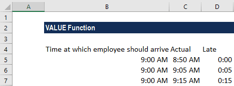 VALUE Function - Example 2